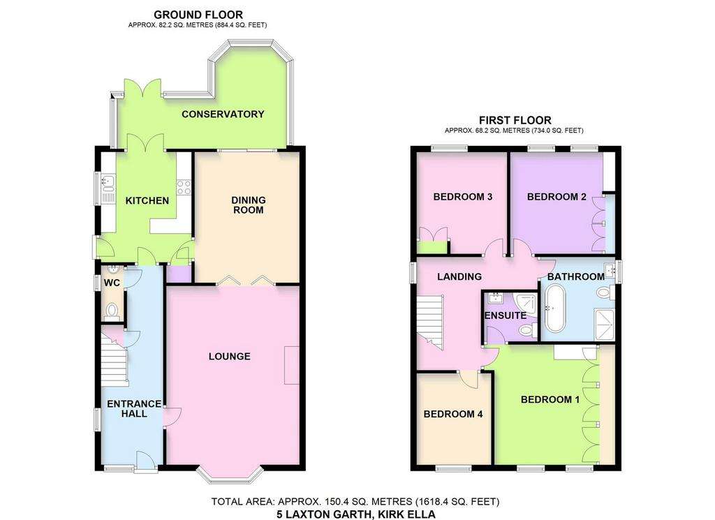 4 bedroom detached house for sale - floorplan