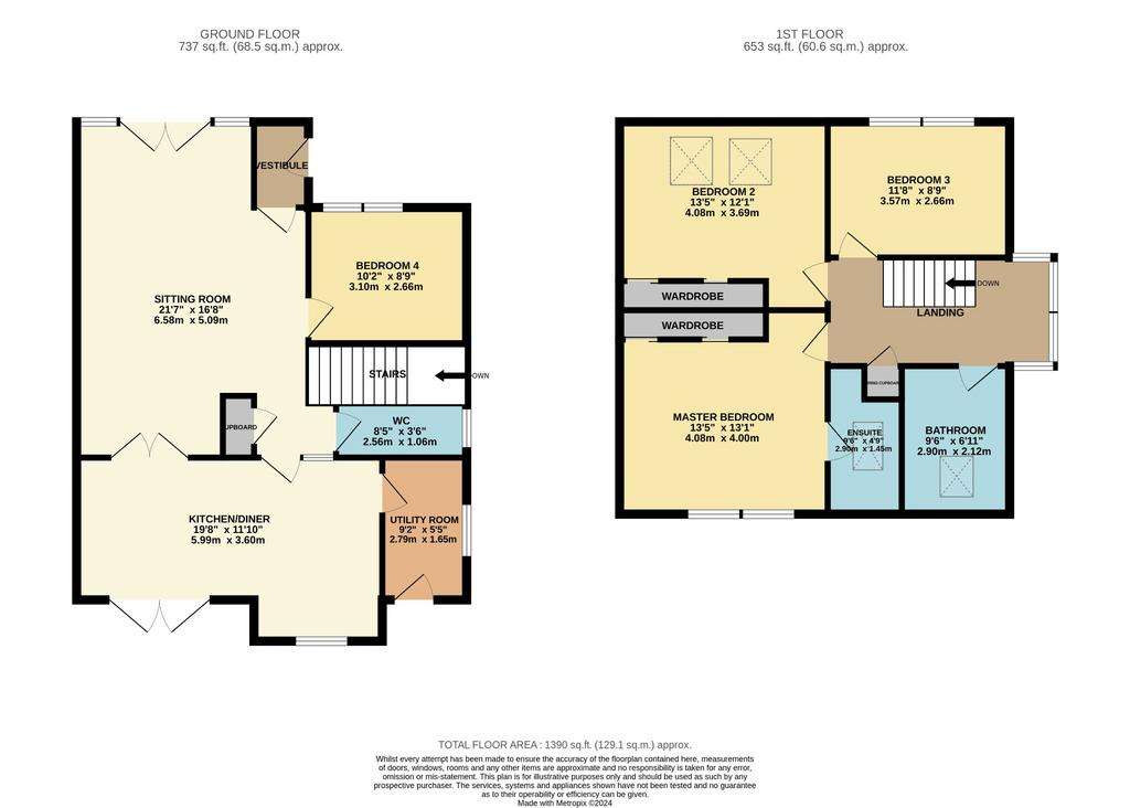 4 bedroom detached house for sale - floorplan