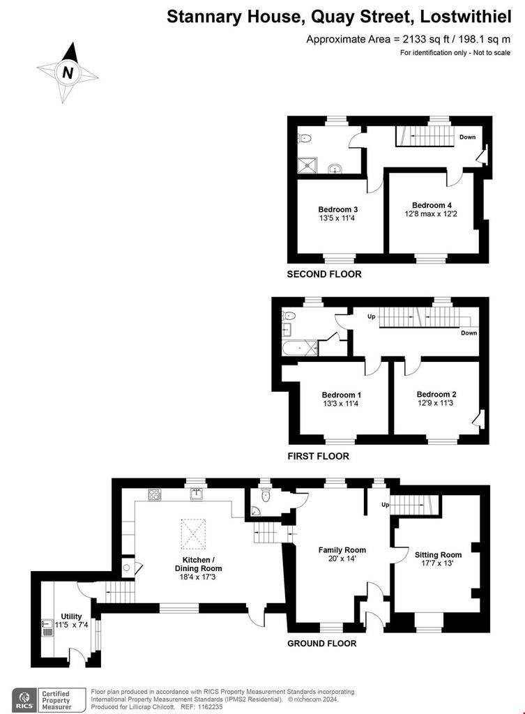 4 bedroom detached house for sale - floorplan