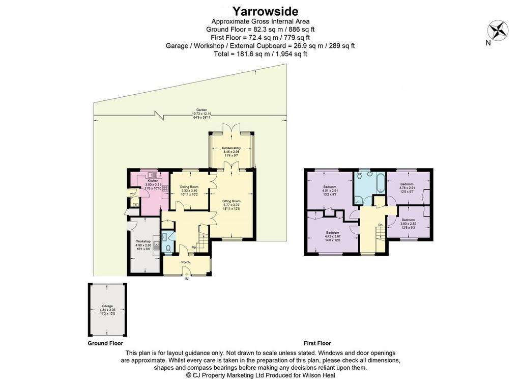 4 bedroom detached house for sale - floorplan