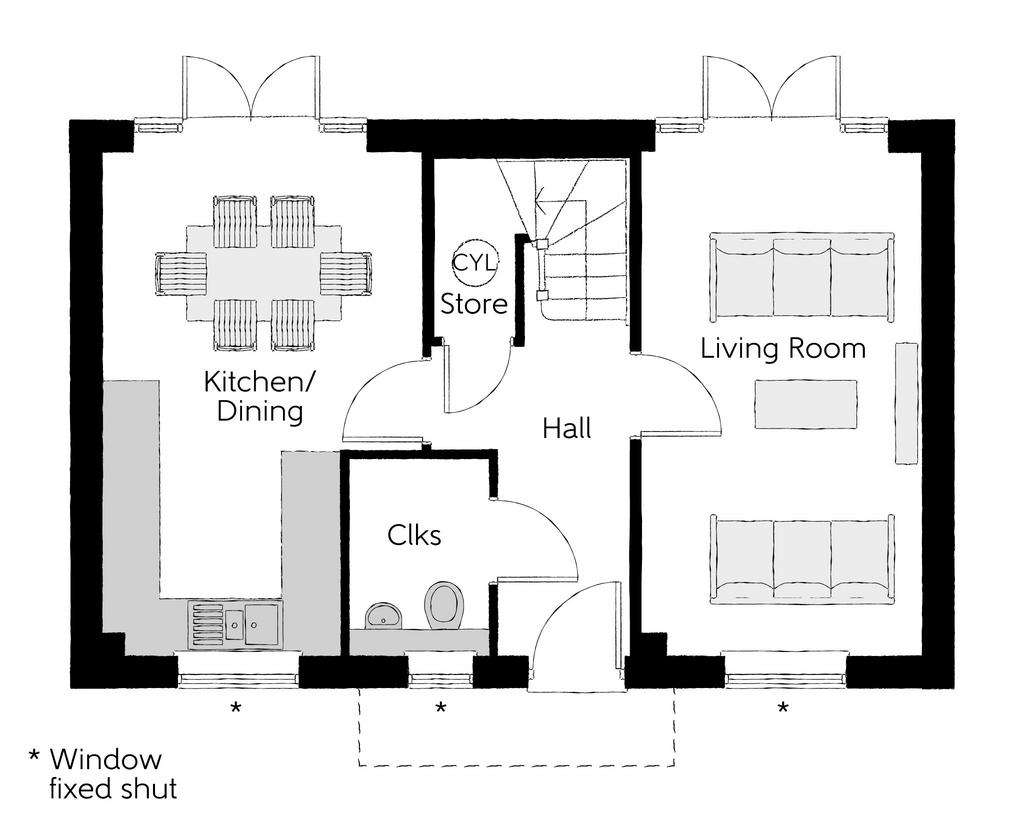 4 bedroom detached house for sale - floorplan