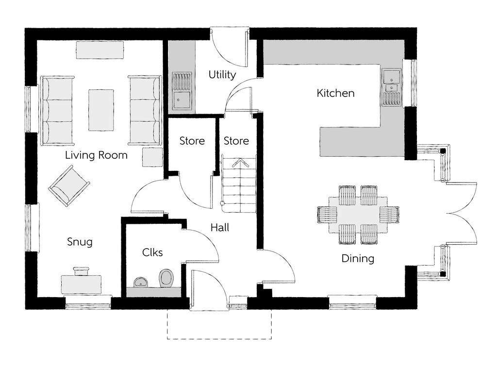 4 bedroom detached house for sale - floorplan