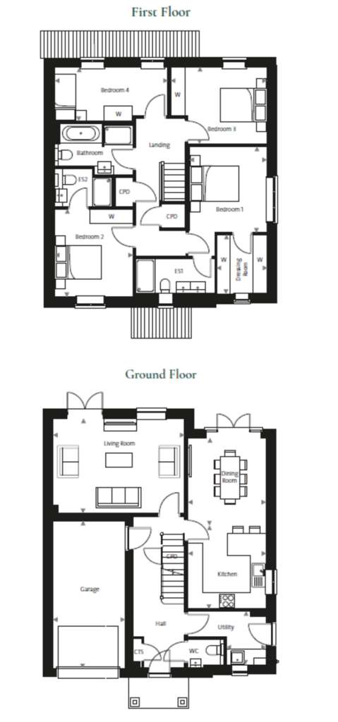 4 bedroom detached house for sale - floorplan