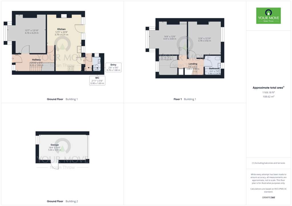 3 bedroom terraced house to rent - floorplan