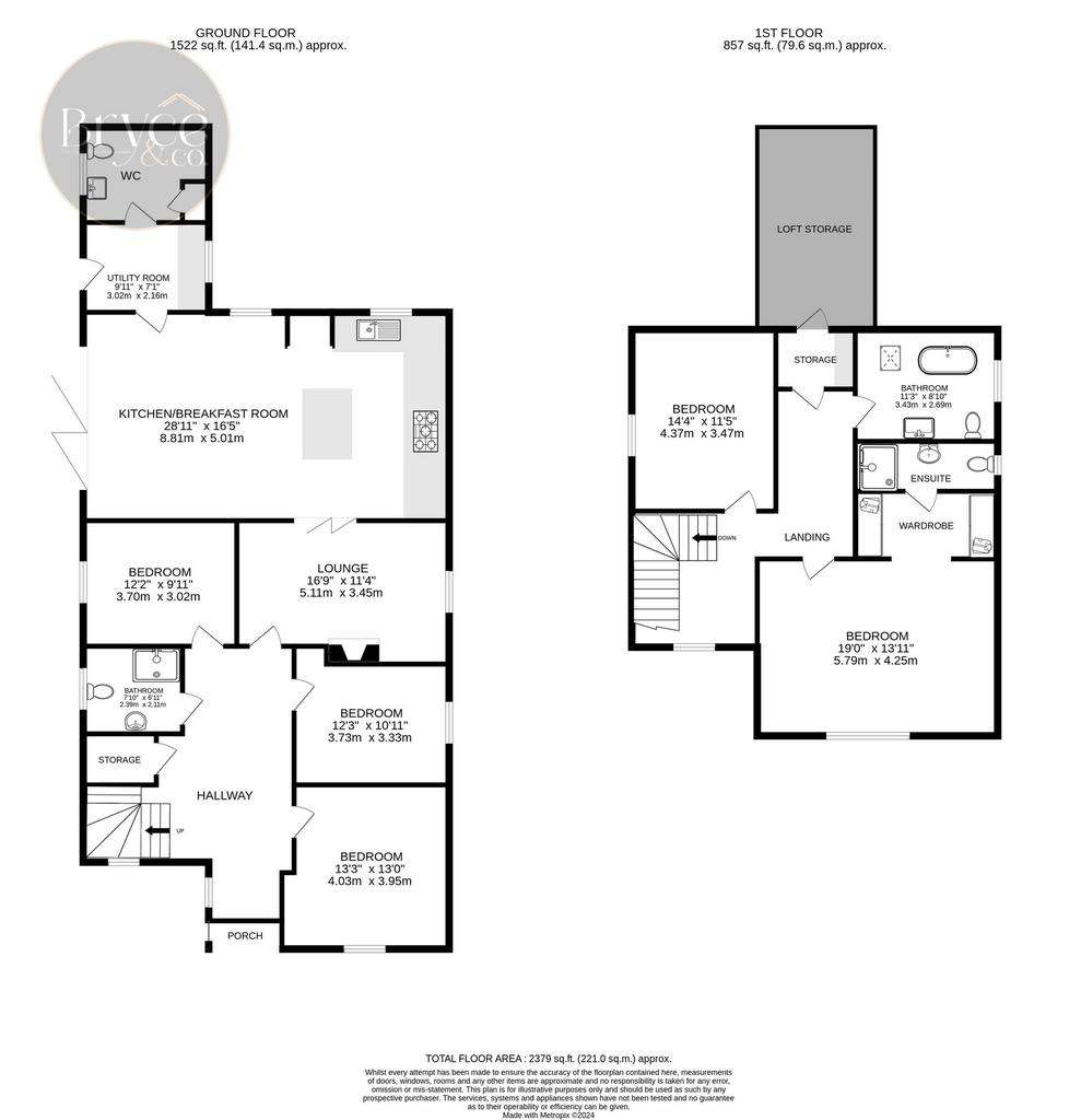 5 bedroom detached house for sale - floorplan