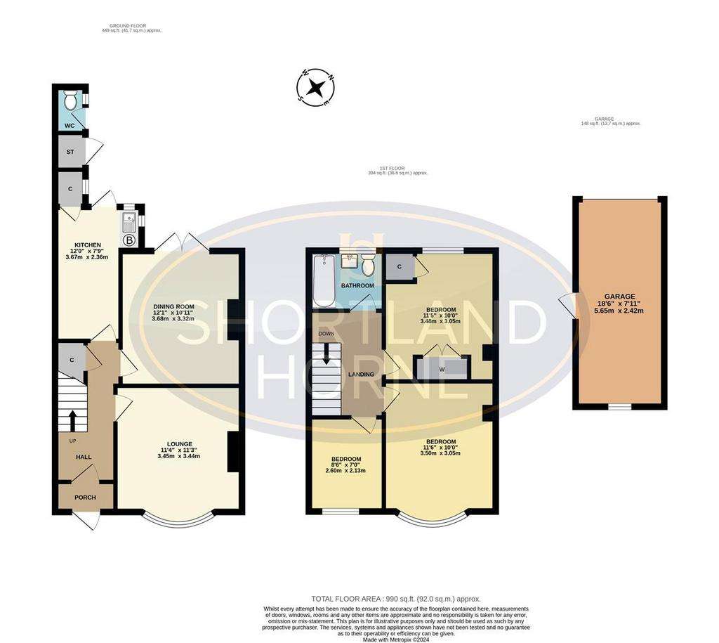 3 bedroom terraced house for sale - floorplan