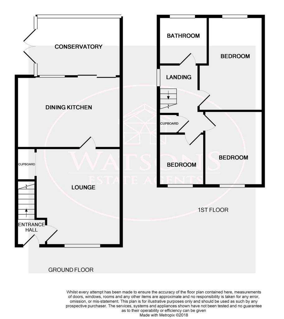 3 bedroom semi-detached house for sale - floorplan