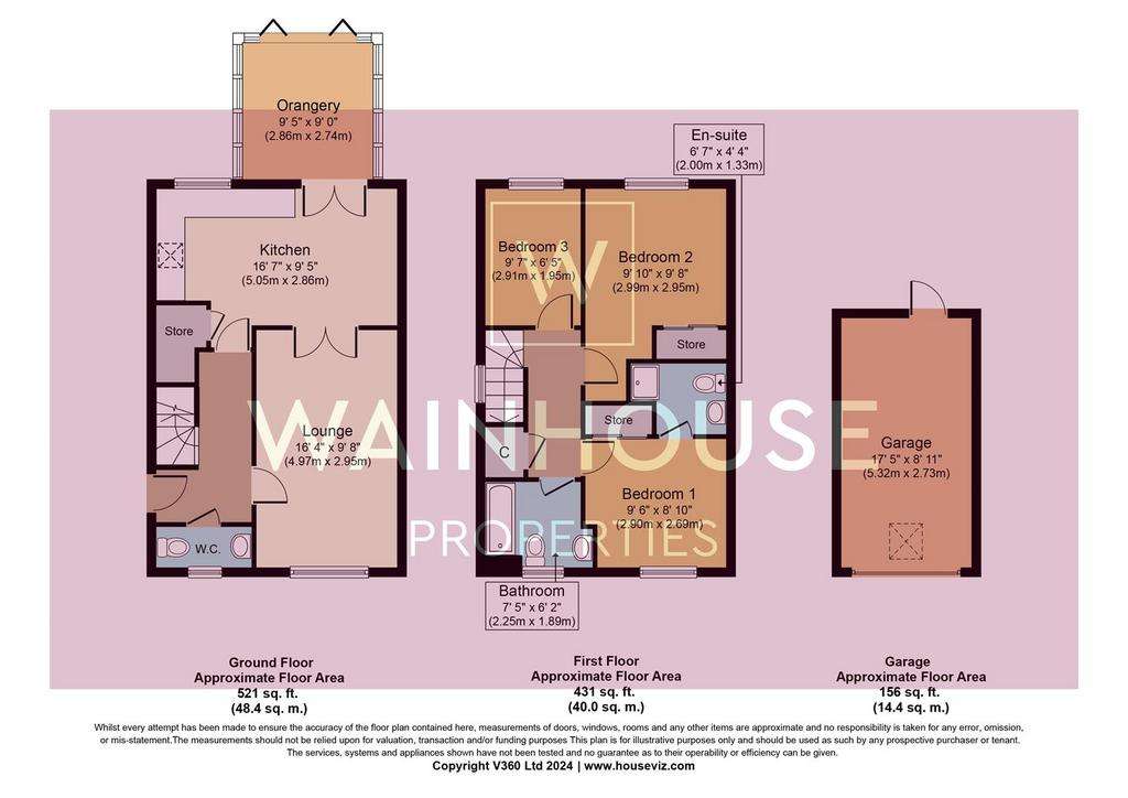 3 bedroom house for sale - floorplan