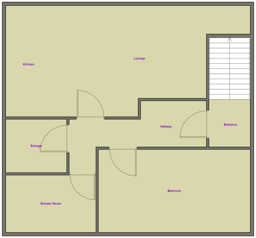 1 bedroom flat for sale - floorplan