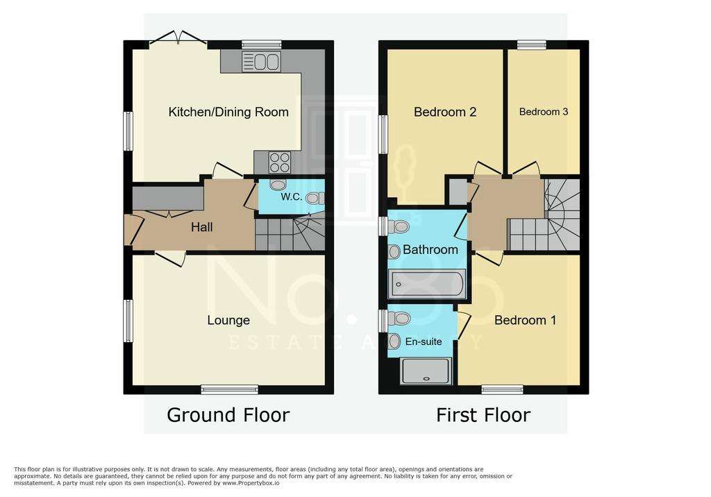 3 bedroom semi-detached house for sale - floorplan