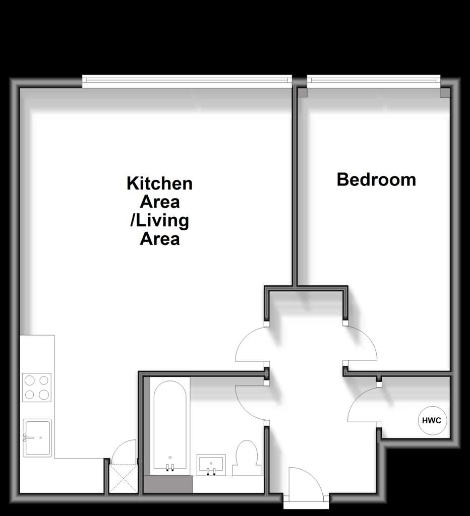 1 bedroom flat for sale - floorplan