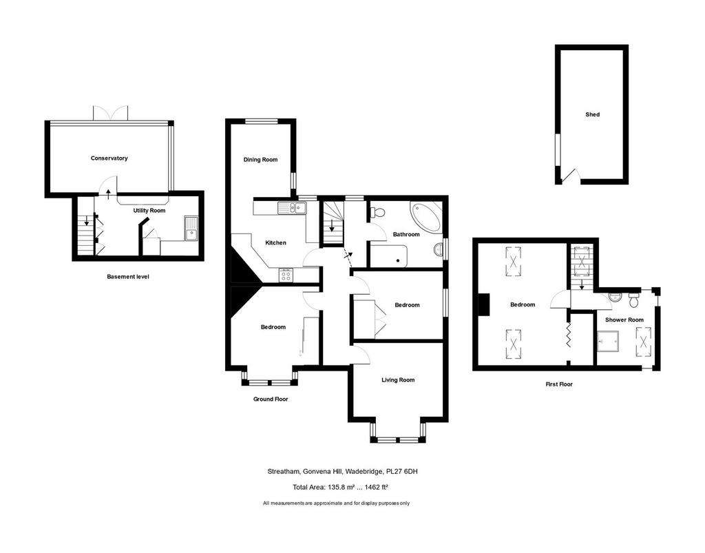 3 bedroom semi-detached house for sale - floorplan