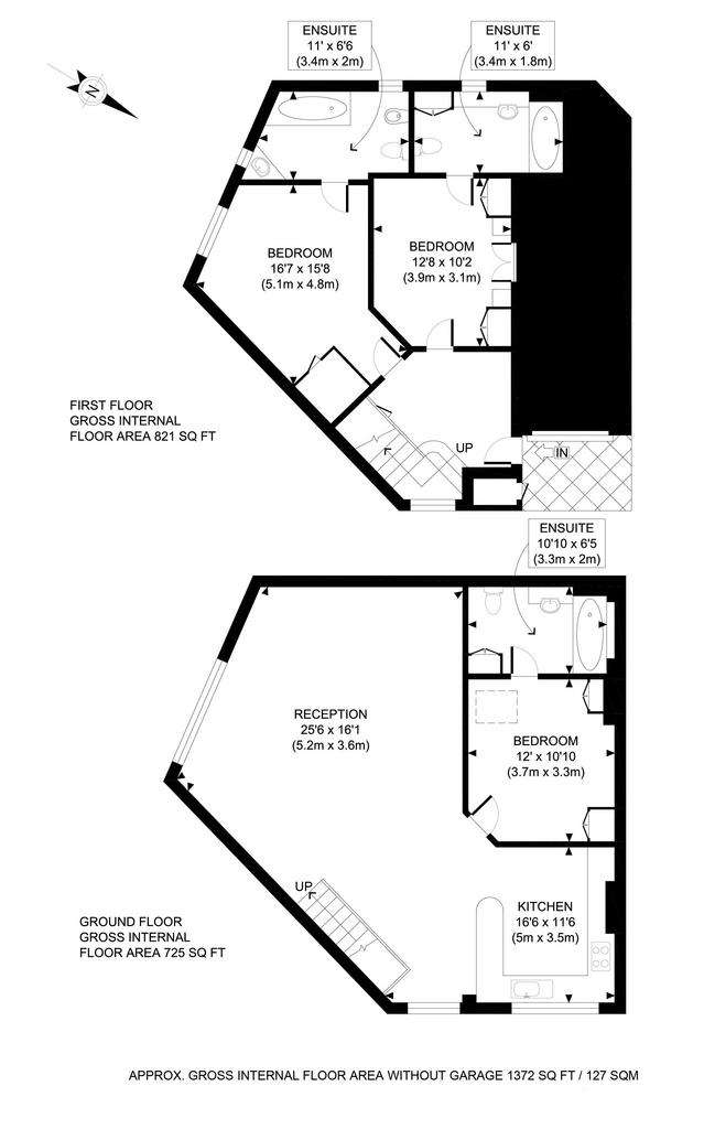 3 bedroom mews house to rent - floorplan