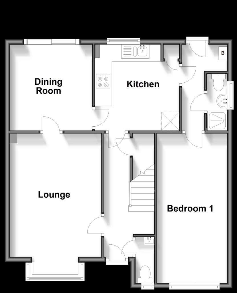 4 bedroom detached house for sale - floorplan