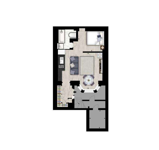 1 bedroom flat to rent - floorplan