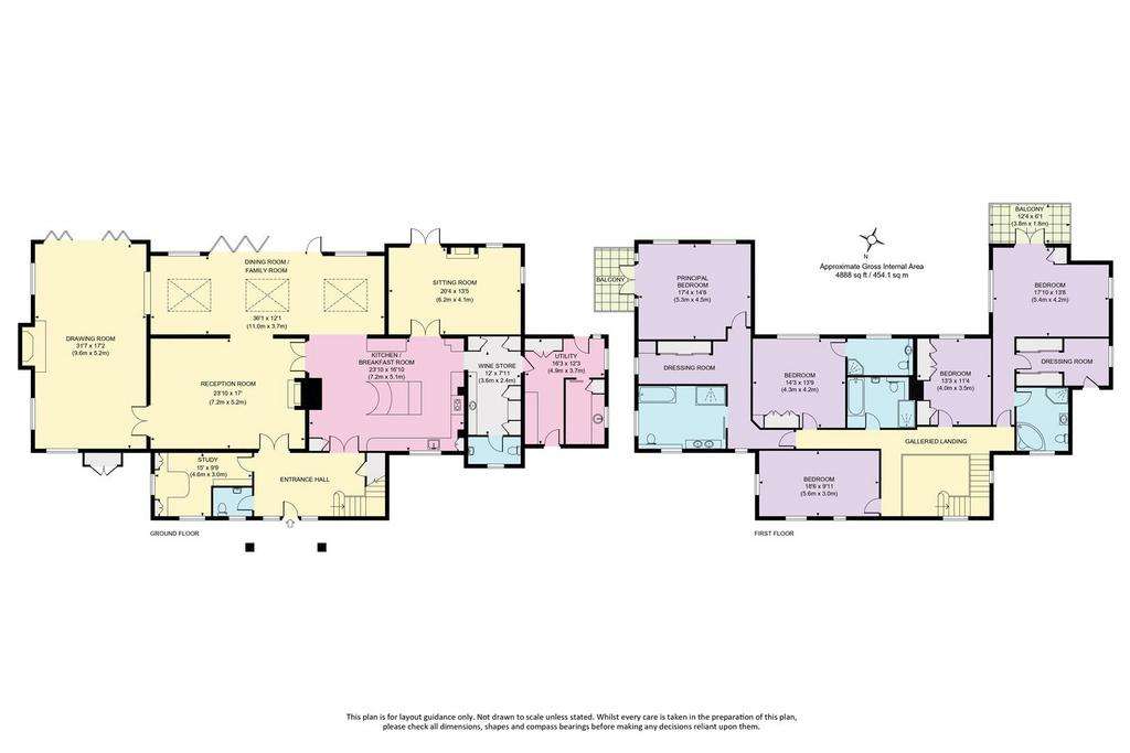 5 bedroom detached house to rent - floorplan