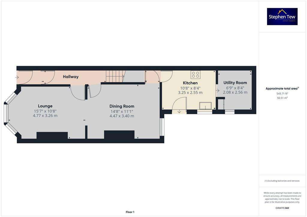 3 bedroom terraced house to rent - floorplan