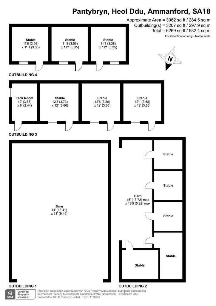 6 bedroom equestrian facility for sale - floorplan