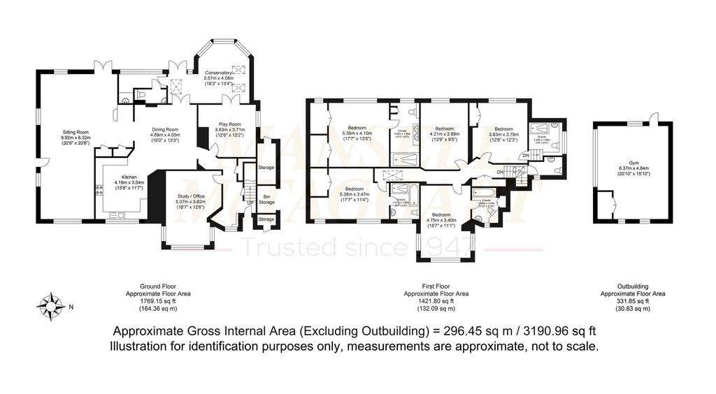 5 bedroom detached house for sale - floorplan