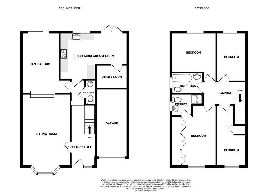 4 bedroom detached house for sale - floorplan