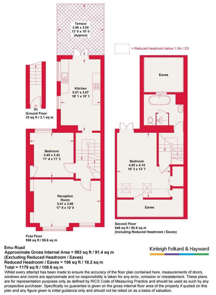 2 bedroom maisonette for sale - floorplan