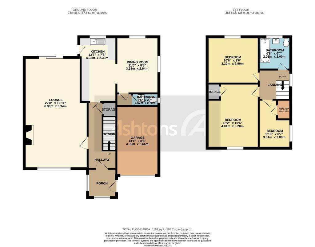 3 bedroom detached house for sale - floorplan