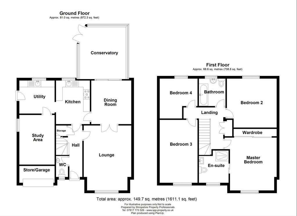 4 bedroom detached house for sale - floorplan