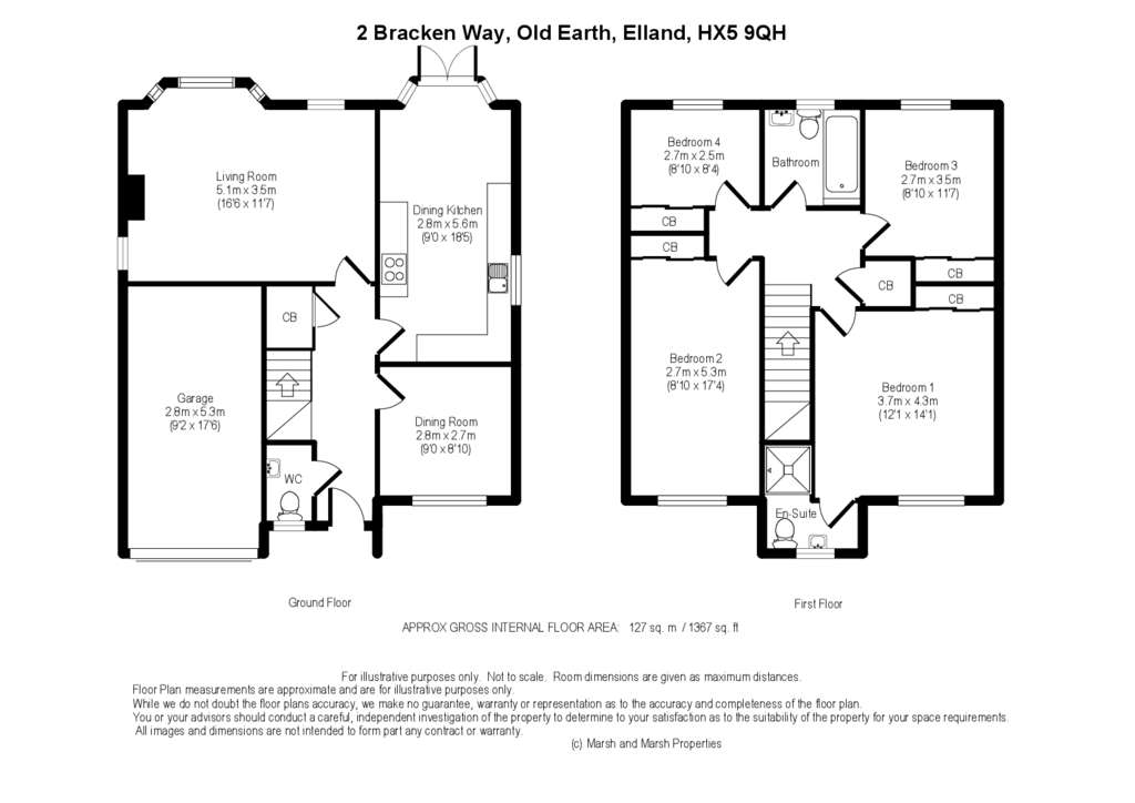 4 bedroom detached house for sale - floorplan