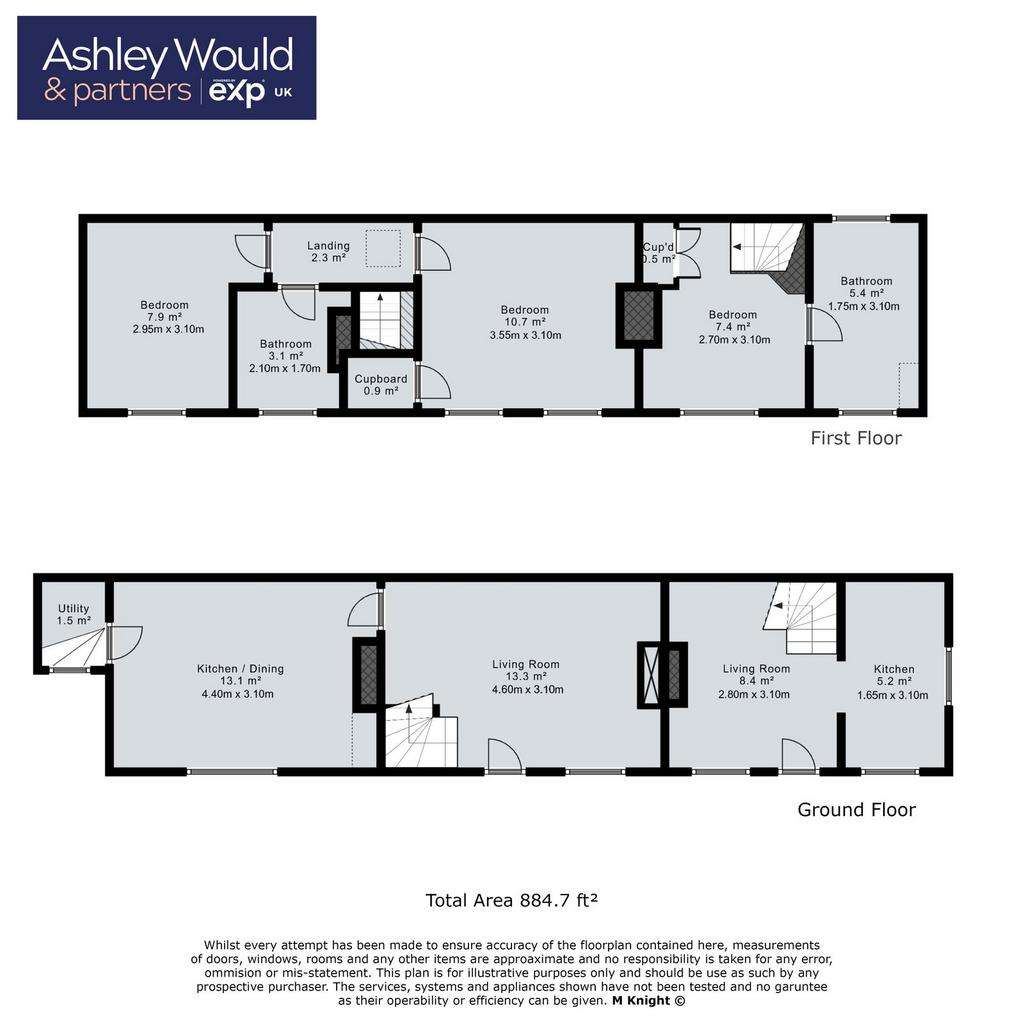 3 bedroom cottage for sale - floorplan