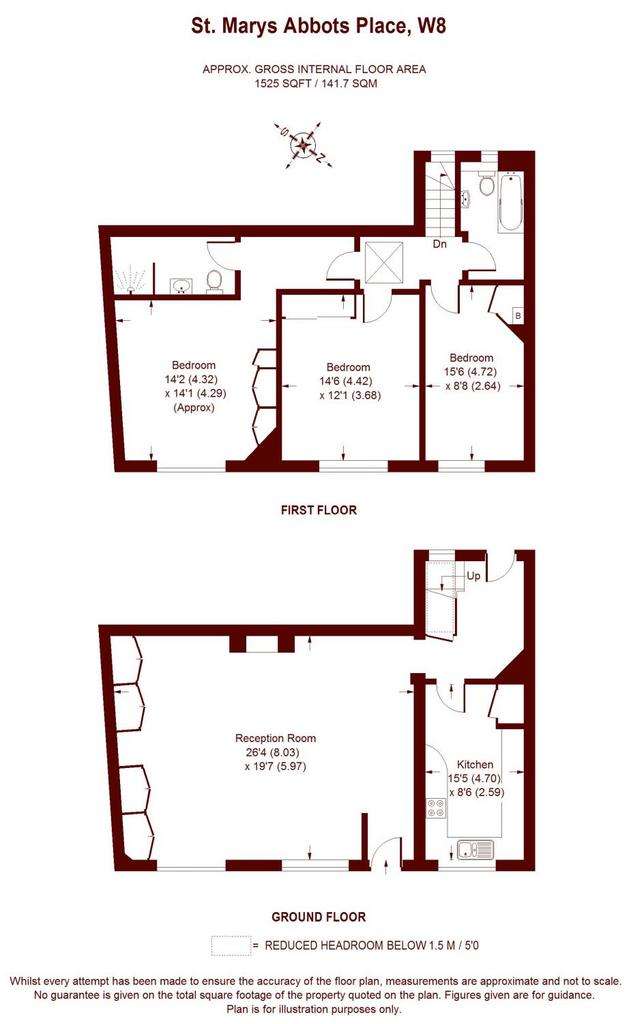 3 bedroom terraced house to rent - floorplan