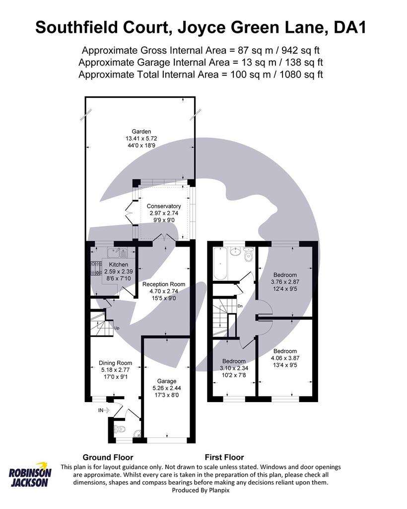 3 bedroom terraced house for sale - floorplan