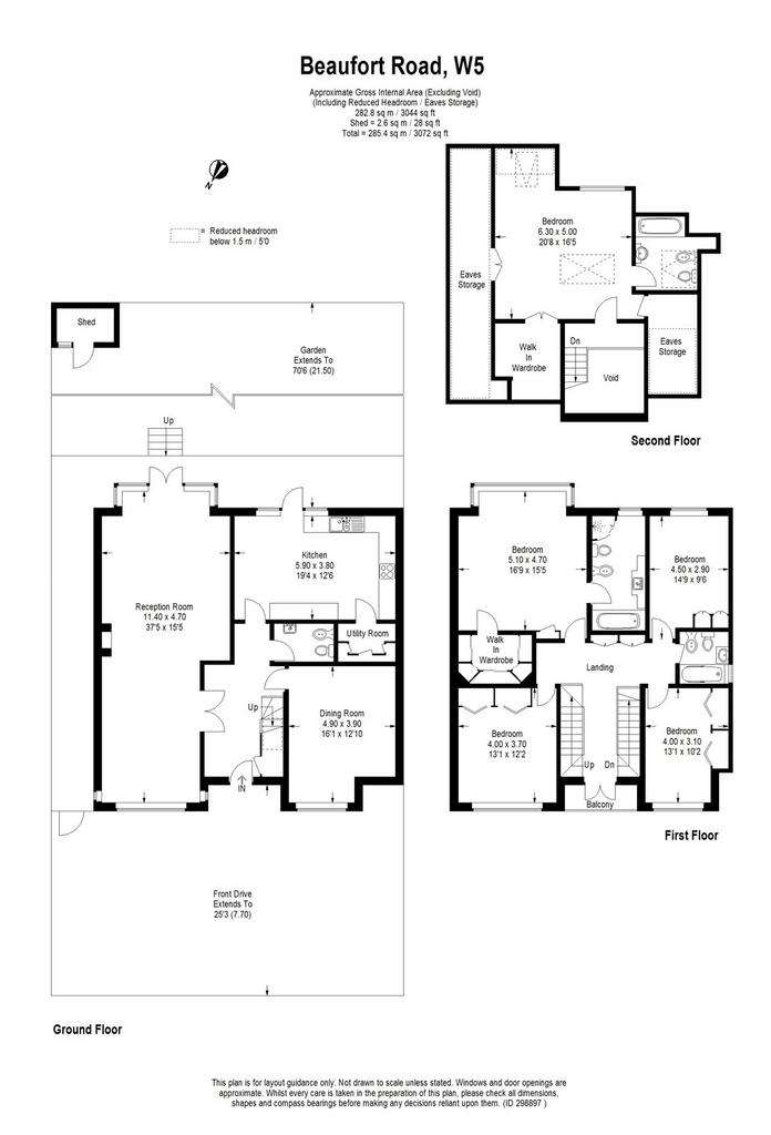 5 bedroom detached house to rent - floorplan