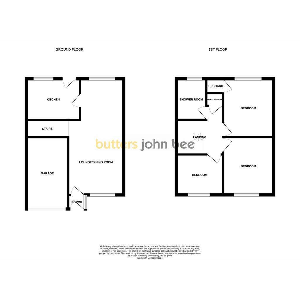 3 bedroom semi-detached house for sale - floorplan