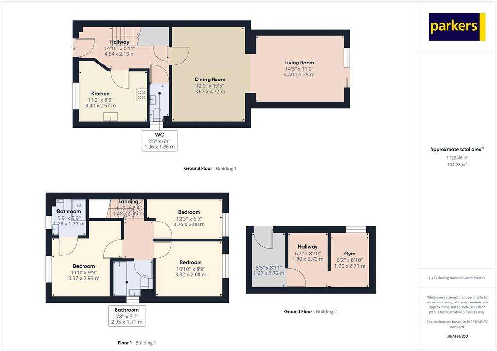 3 bedroom semi-detached house to rent - floorplan