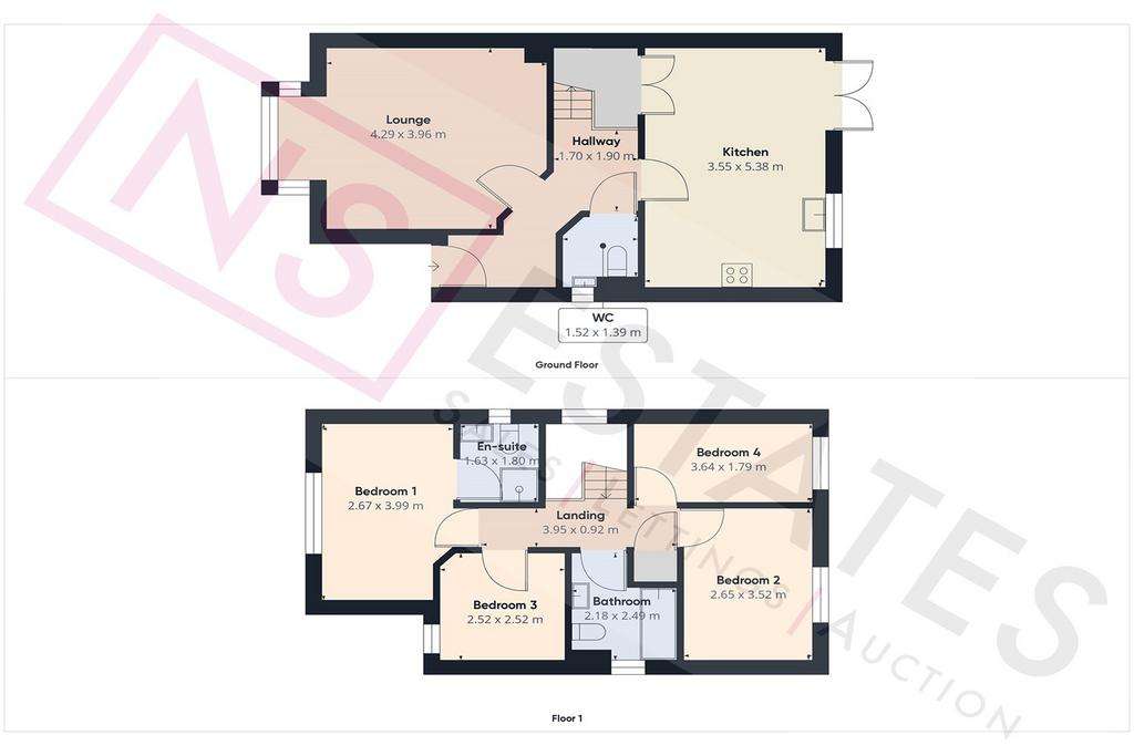 4 bedroom detached house for sale - floorplan