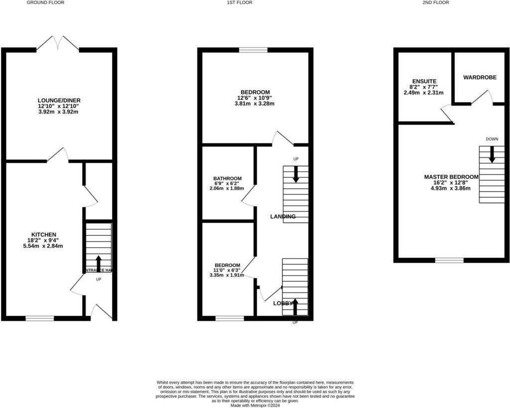 3 bedroom semi-detached house for sale - floorplan