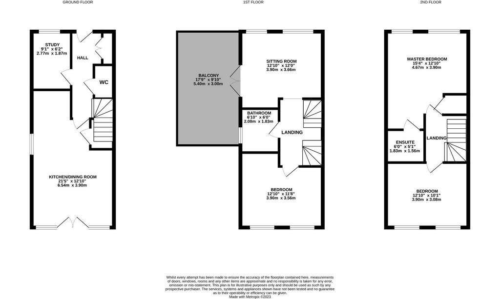 3 bedroom link-detached house for sale - floorplan