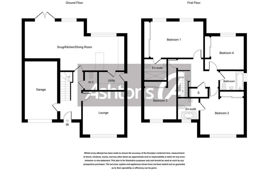 4 bedroom detached house for sale - floorplan