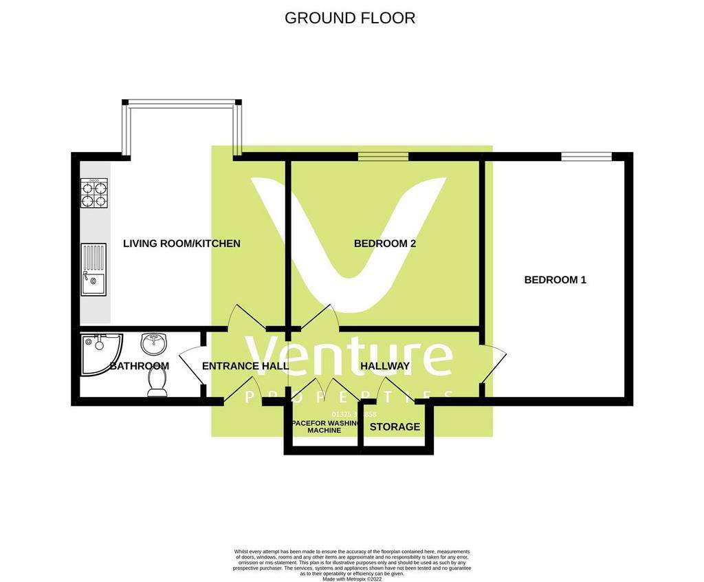 2 bedroom flat to rent - floorplan