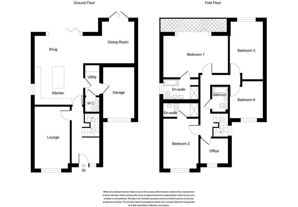 4 bedroom detached house for sale - floorplan