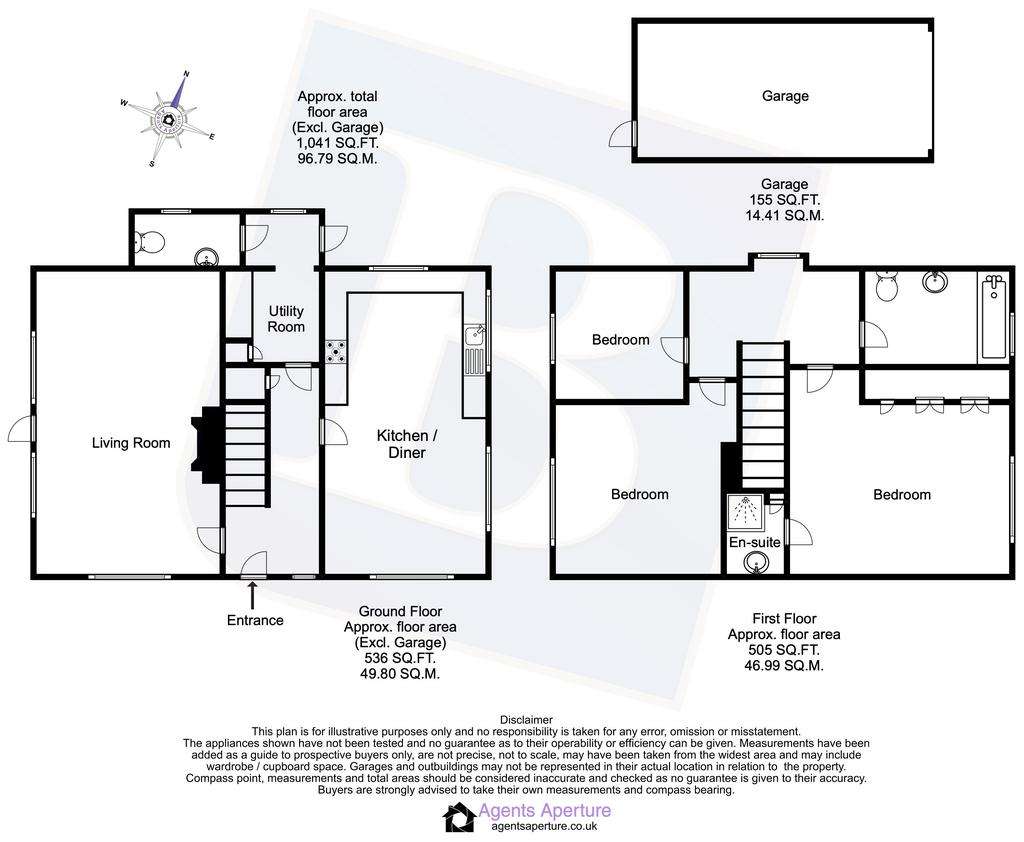 3 bedroom detached house for sale - floorplan