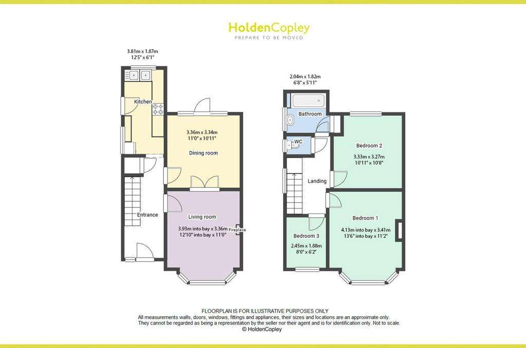 3 bedroom detached house for sale - floorplan