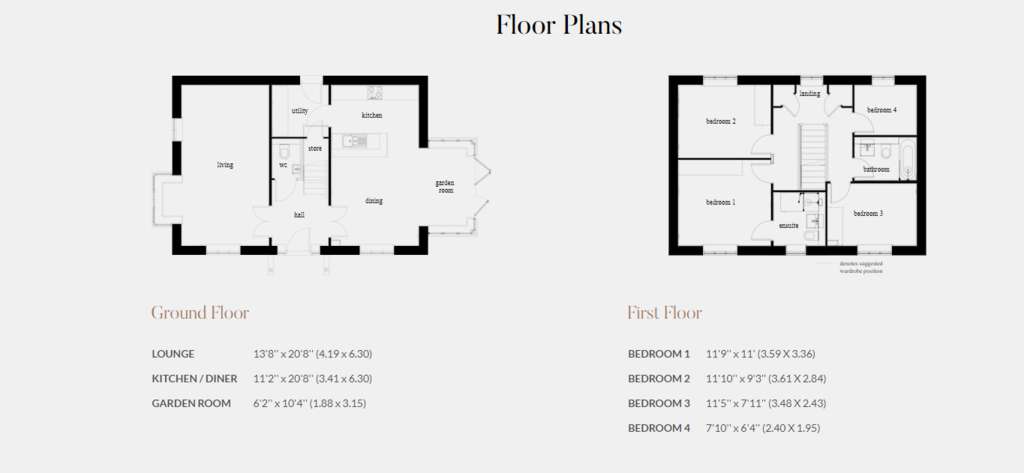 4 bedroom detached house for sale - floorplan