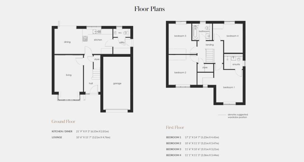 4 bedroom detached house for sale - floorplan