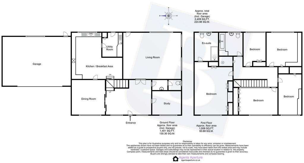 5 bedroom detached house for sale - floorplan