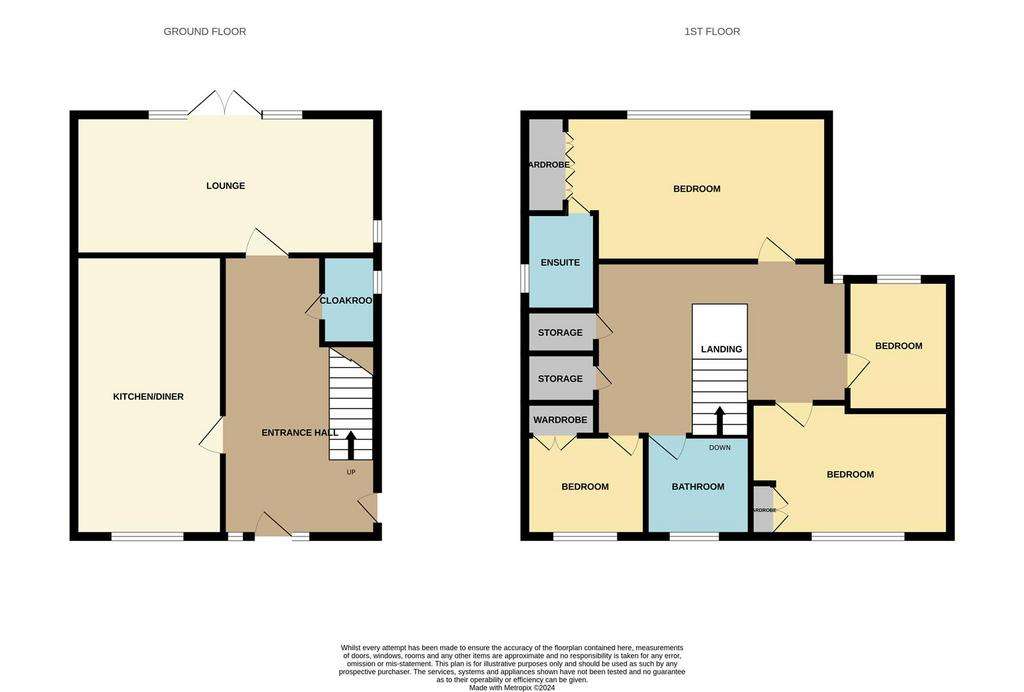 4 bedroom detached house for sale - floorplan