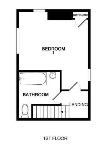 2 bedroom cottage for sale - floorplan