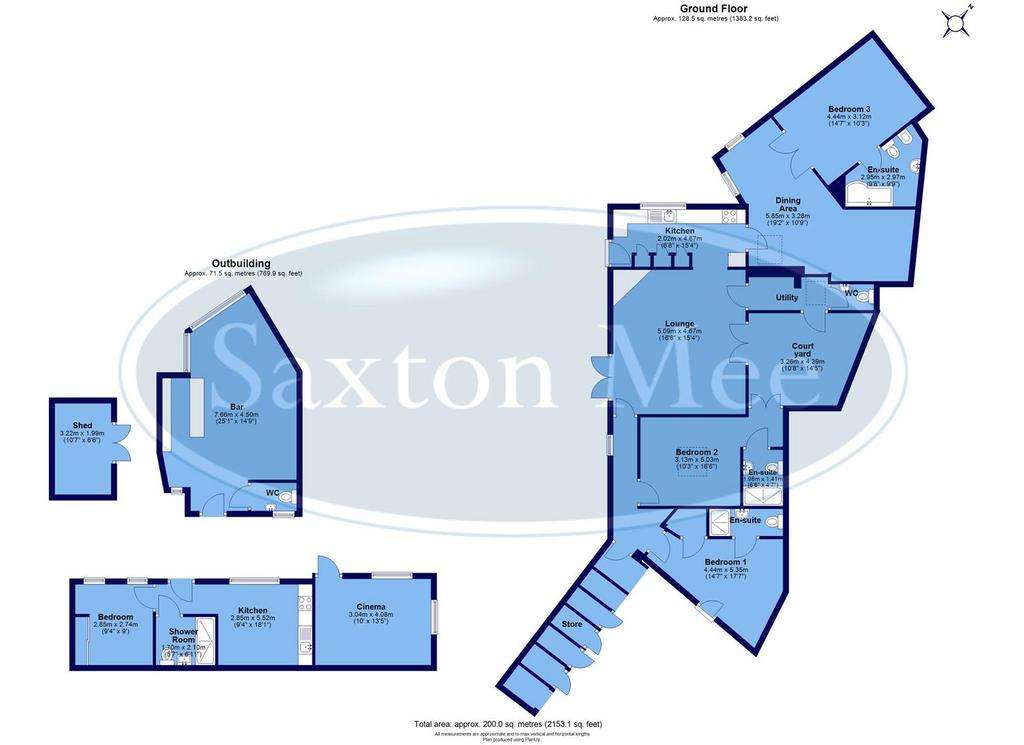 3 bedroom detached house for sale - floorplan