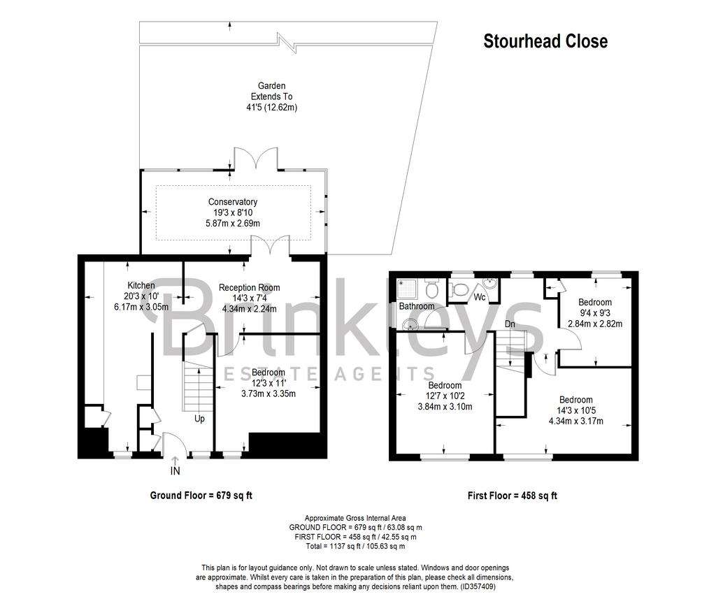 4 bedroom terraced house to rent - floorplan