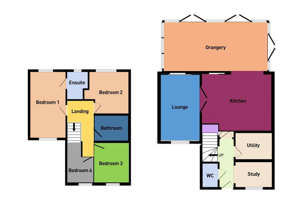 4 bedroom detached house for sale - floorplan